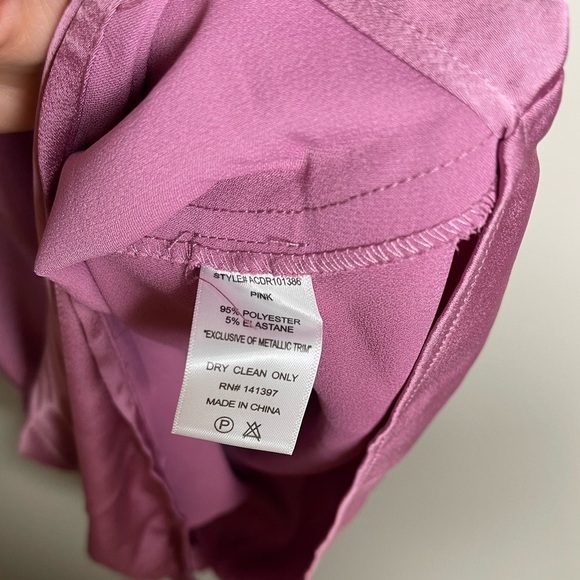 ASTR Trista Satin Rhinestone Strap Mini Dress - Picture 11 of 14